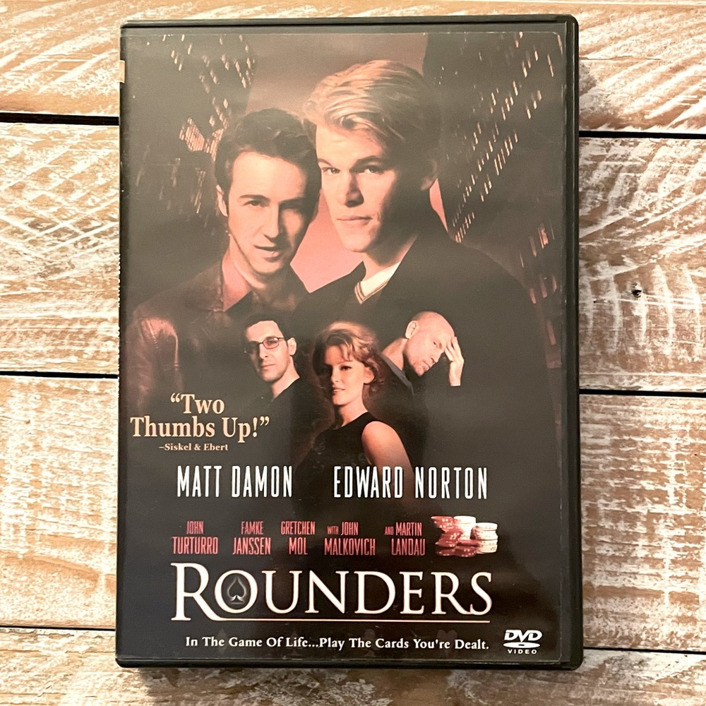 3/$15 u pick dvds📀or 1 for $10~ Rounders